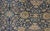 Late 19th Century 1880s Antique Navy Square Islimi Floral Finely Knotted Wool Persian Tabriz Rug For Sale - Image 5 of 9