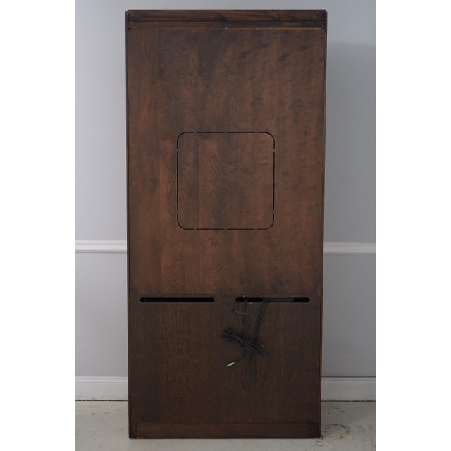 Stickley Mission Oak Entertainment Unit Armoire For Sale - Image 15 of 18