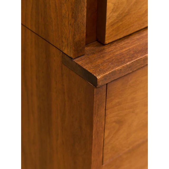 Mid 20th Century Kent Coffey Wavy Drawer Pull Dresser For Sale - Image 9 of 12