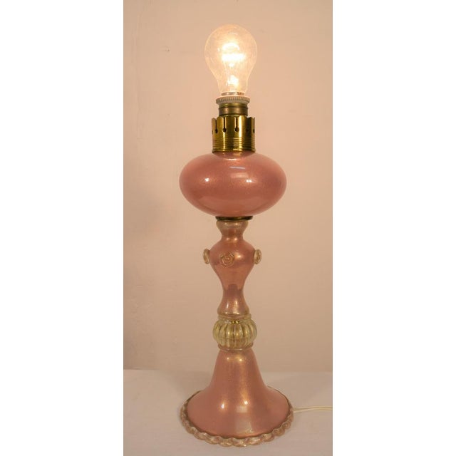 Seguso Table Lamp, Italy, 1940s For Sale - Image 12 of 15