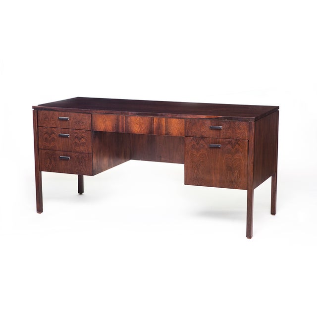 MidCentury Executive Rosewood Desk Chairish