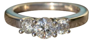 The Prospera: Ladies 14K Diamond Trilogy Engagement Ring