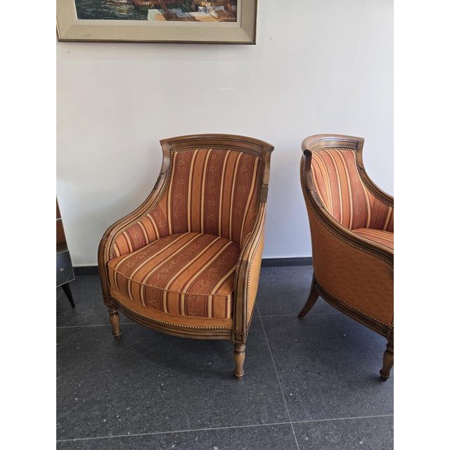 1980s Wingback Armchairs from SE Manufacture, 1980s, Set of 2 For Sale - Image 5 of 18