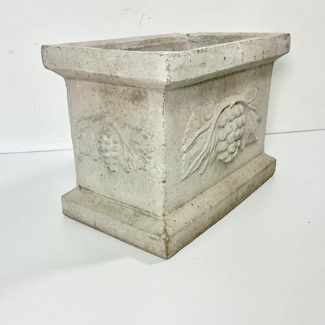 How lovely is this Mediterranean style concrete outdoor planter? It’s cast stone out of Pennsylvania and feature a...