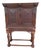 Antique English Country Oak Cupboard on Stand, 1730 For Sale