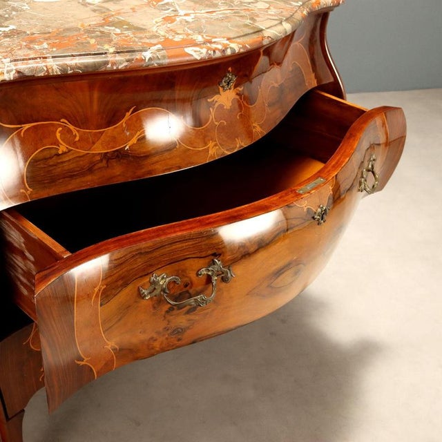 Early 20th Century Lombard Barocchetto Style Chest of Drawers, Italy, Early 1900s For Sale - Image 5 of 10