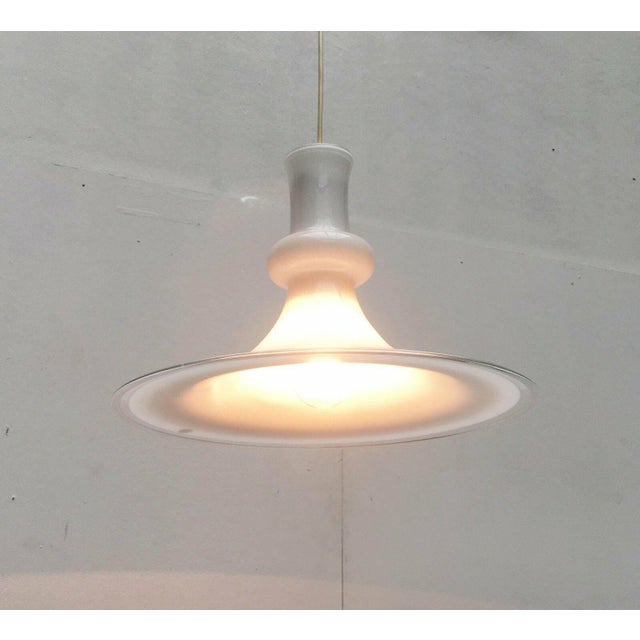 Vintage Danish Etude Glass Pendant Lamp by Michael Bang for Royal Copenhagen, 1970s For Sale - Image 17 of 17