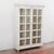 Display Cabinet with Shelves and Whitewashed English Glass Doors For Sale - Image 3 of 9