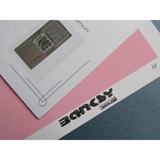 Banksy X Post Modern Vandal, Girl with Heart Shaped Float, 2021, Pigment Print For Sale - Image 4 of 6