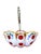 Antique Viennese Biedermeier Ruby Opaline Glass Bonbon Dish With Gilt Floral Enamel Decoration & Silver Handle, c.1830 For Sale - Image 10 of 16