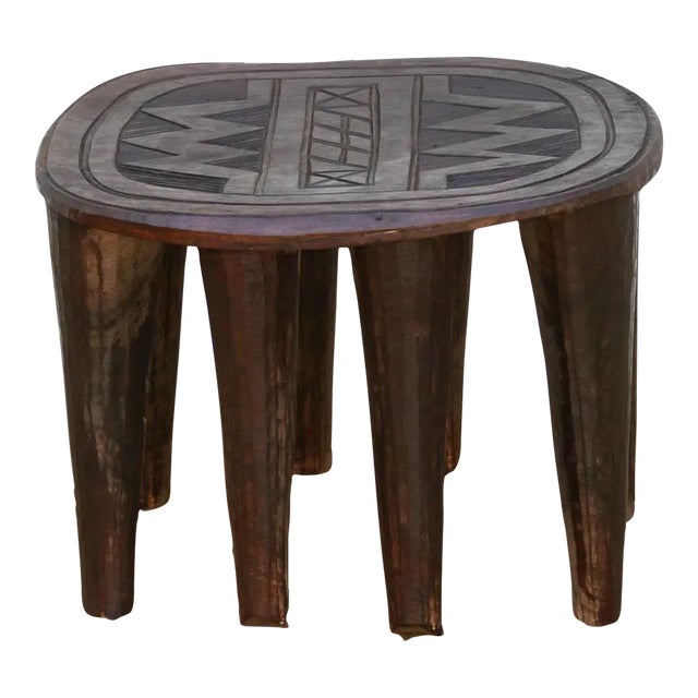 Authentic African Tribal Stool For Sale