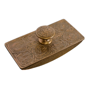 Tiffany Studios New York Zodiac Pattern Bronze Rocker Blotter