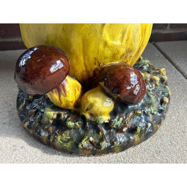 Antique Zsolnay Pecs Majolica Mushroom Garden Stool Seat Stacking Pyrogranite C1890 For Sale - Image 9 of 10
