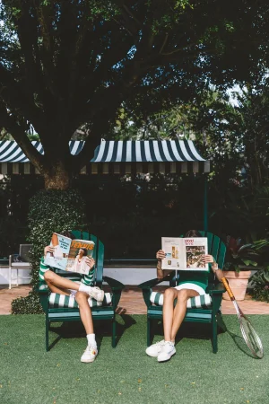 "Courtside Seats", Contemporary Unframed Photograph by Nick Mele, Small