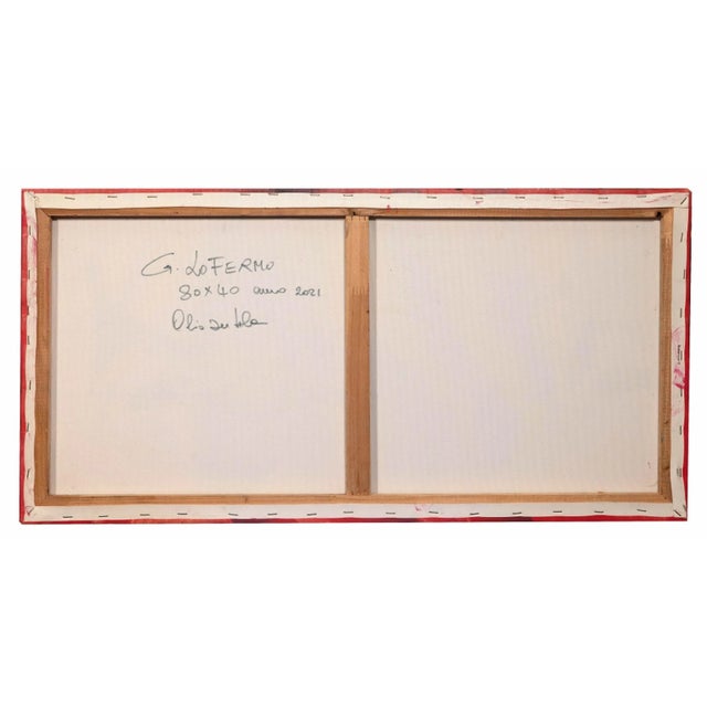 Giorgio Lo Fermo, Ideograms II, Oil Paint, 2021 For Sale - Image 3 of 4