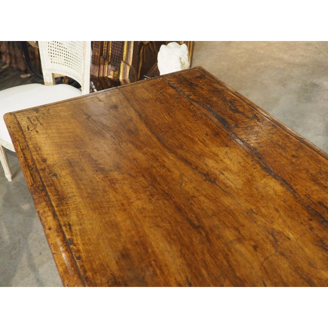 Brown Antique Italian Walnut Console Table, Circa 1850 For Sale - Image 8 of 18