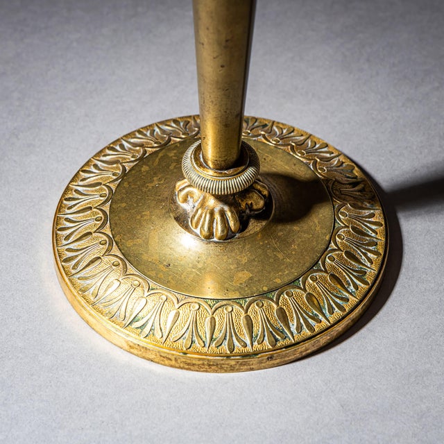 Brass Candleholders, France, 19th Century, Set of 2 For Sale - Image 6 of 7