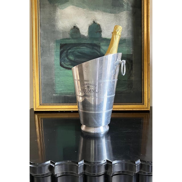 Vintage Aluminum Champagne Bucket by Mumm Chairish