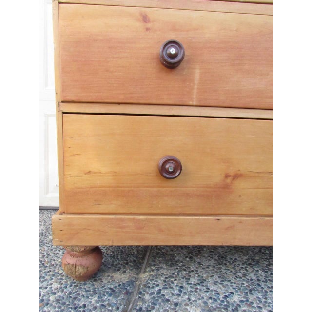 Tan Antique Scottish Pine Chest of Drawers For Sale - Image 8 of 18