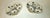Hand painted in 1881 in Greenport New York, a beautiful pair of oyster plates. No chips, no cracks, slight yellowing from...