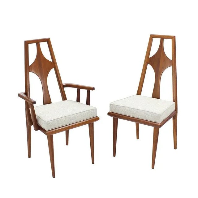 Nice Mid-Century Swedish modern set of six dining room chairs by Edmund Spence.