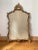 Tan Rocaille Style Mirror in Carved Wood, 1960 For Sale - Image 8 of 9