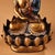 Vintage Gilt Bronze Shakyamuni Buddha Statue on Lotus Base - Asian Sculpture For Sale - Image 4 of 9