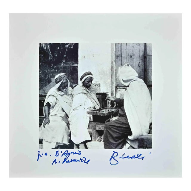 Bettino Craxi, Arab Game, Original Photolithograph, 1990s For Sale