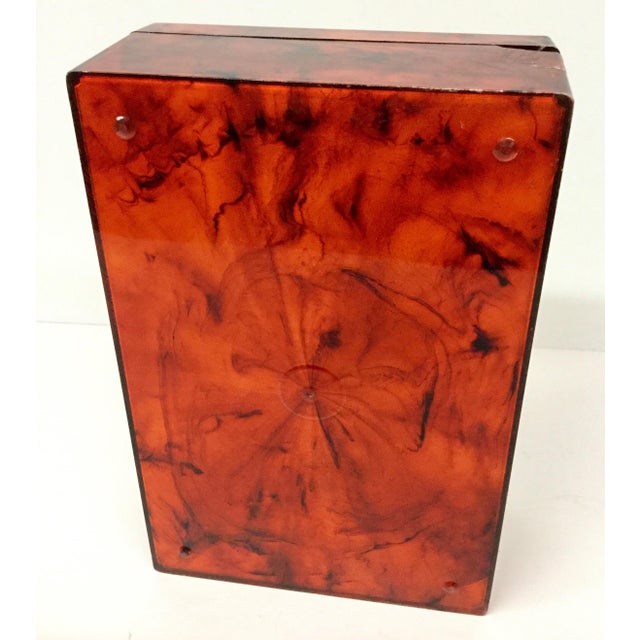 1950s Vintage Tortoise Bakelite Jewelry Box Chairish