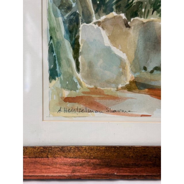 Tabby Ruins, Daufuskie Island - Original Watercolor by J. Alexandra Heintzelman Sharma For Sale In Nashville - Image 6 of 11