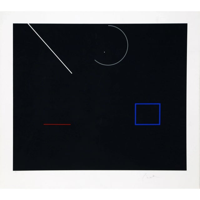 Geometric Serigraph II by Robert Einbeck For Sale - Image 4 of 4