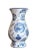 2020s Hand Painted Blue & White Glass Vase For Sale - Image 5 of 5