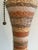 Brown 1960s Mid Century Glazed Ceramic Table Lamp With Wood Base For Sale - Image 8 of 9