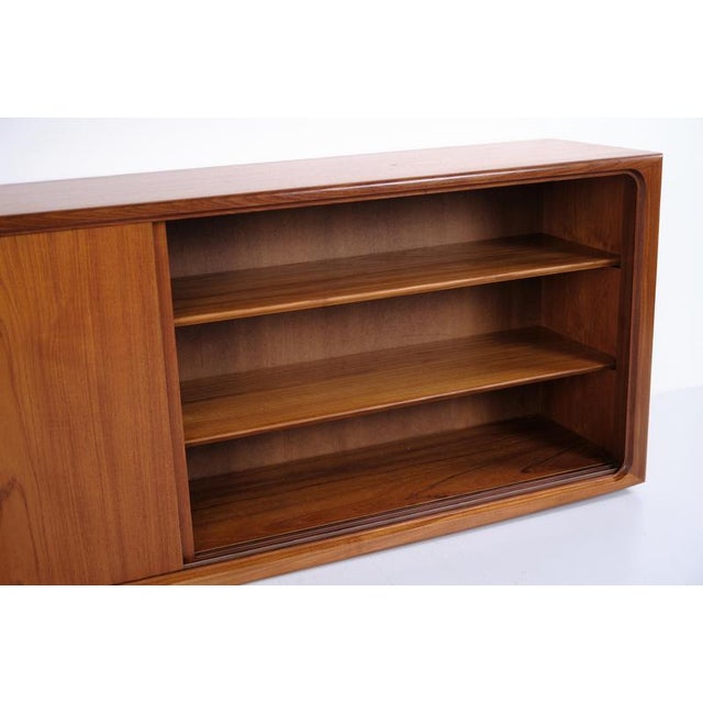 Teak Sideboard with Sliding Doors by Edmund Jørgensen, 1960s For Sale - Image 6 of 15