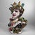 Blue Anthropomorphic Ceramic Bust Vase by Gennaro Condurso, Seminara, Italy, 2010s For Sale - Image 8 of 17