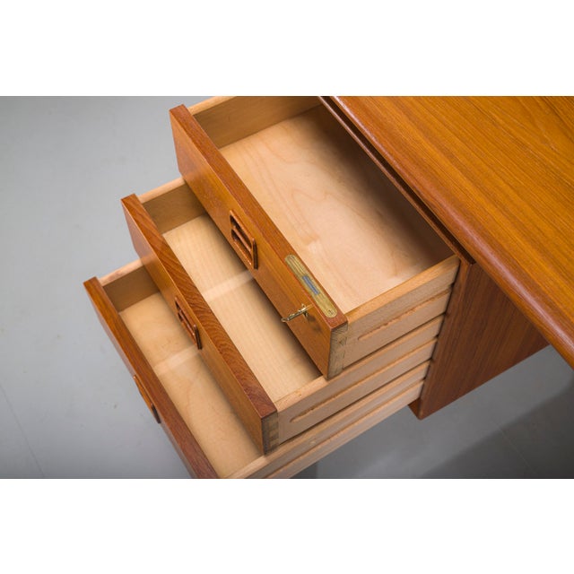 Danish Executive Desk in Teak by Erik Brouer for Brouer Møbelfabrik, 1960s For Sale - Image 13 of 18