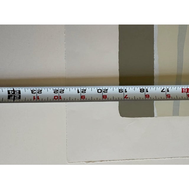 1970s Barbara Beck 1970 Mid-Century Modern Handprinted Screen Print on Paper, Limited Edition of 20 - Unframed For Sale - Image 5 of 7