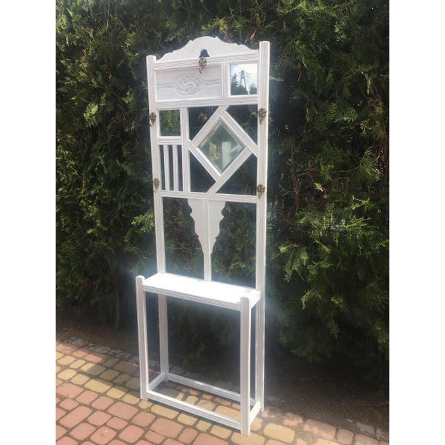 White Coat Rack, 1940s For Sale - Image 3 of 18