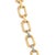 Contemporary Gold Vermeil .925 Sterling Silver 1/4 Cttw Diamond Bold Octagonal Link Necklace For Sale - Image 3 of 6