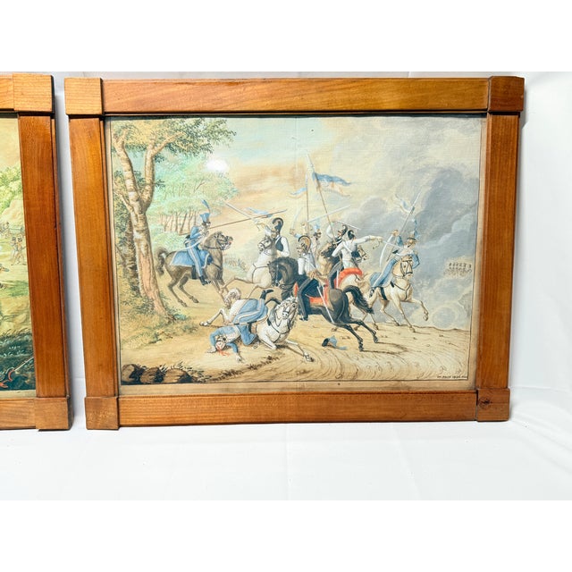 Brown Pair, Josef Gabriel Frey (1791–1884) Gouache on Paper French Revolution For Sale - Image 8 of 12