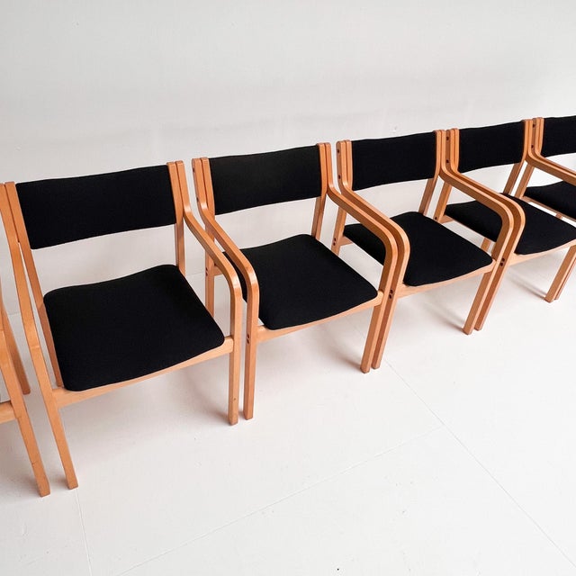 Wood Scandinavian Chair by Po Korhonen, 1980s For Sale - Image 7 of 18