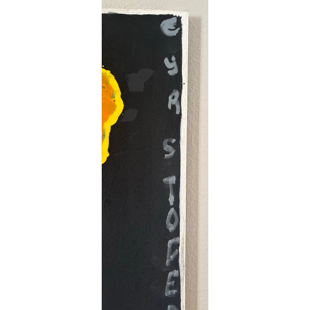 Christopher Shoemaker Abstract Collage Painting by Artist Christopher Shoemaker, 30” X 24”, Signed For Sale - Image 4 of 10