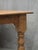 Vintage English Rustic Pine Turned Leg 8' Long Dining Farmhouse Table For Sale - Image 9 of 10