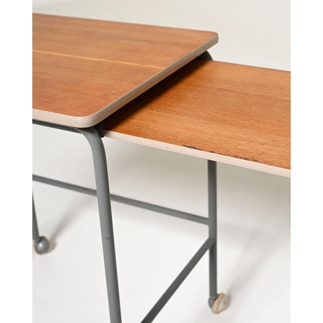 Vintage Swedish Coffee Table with Pull-Out Top, 1960s For Sale - Image 6 of 10
