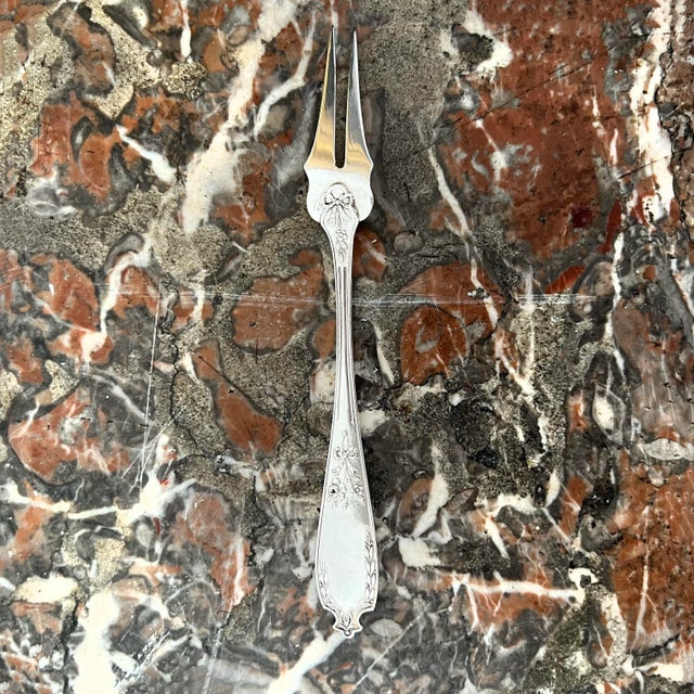 Metal Snail Forks in Sterling Silver, France, 1910s, Set of 12 For Sale - Image 7 of 11