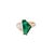 Metal Natural Zambian Emerald 3.99cts & Diamond 1.25cts Ring in 18k Gold For Sale - Image 7 of 8