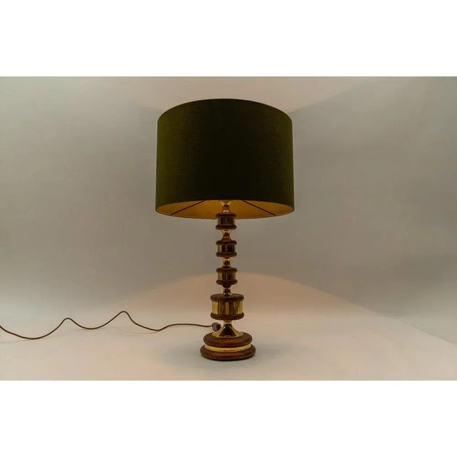 Mid-Century Modern Mid-Century Modern Gold Table Lamp Base, Germany, 1960s For Sale - Image 3 of 6