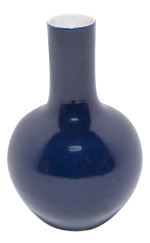 Cobalt Bottleneck Vase