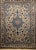 Vintage Tabriz Design Area Rug, Hand-Knotted Wool, Floral Pattern, Ivory & Blue, 6x8 For Sale - Image 16 of 18