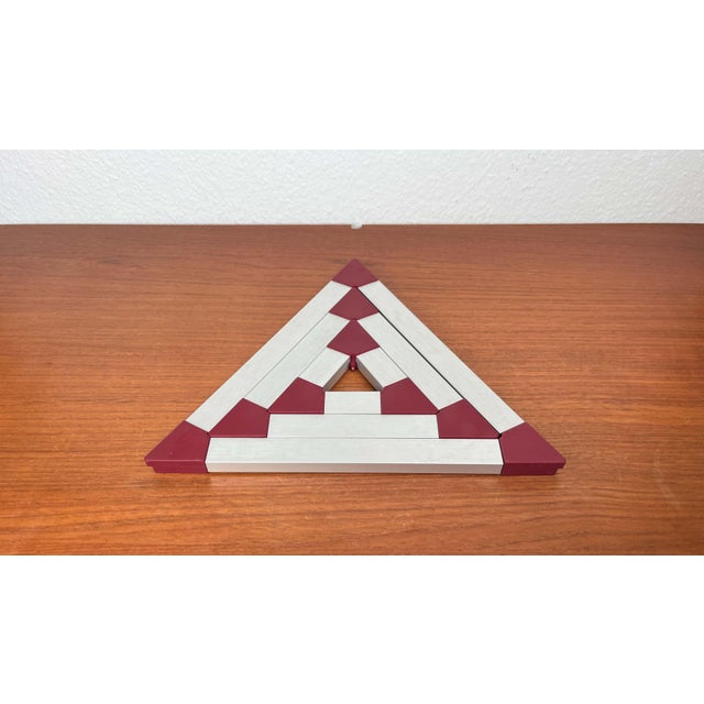 Vintage Danish Triangular Trivet Coasters by Jorgen Meldgaard for Menu, 1980s, Set of 3 For Sale - Image 12 of 12